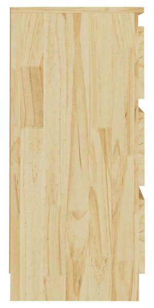VIDAXL - Fenyőfa Éjjeliszekrény Szett - 2 db - 40x29,5x64 cm