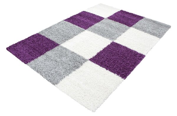 Lila-szürke szőnyeg 60x110 cm Life – Ayyildiz Carpets