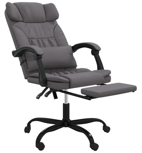 HomeOffice - Dönthető Irodaszék - Lábtartóval - Szürke