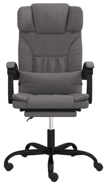 HomeOffice - Dönthető Irodaszék - Lábtartóval - Szürke