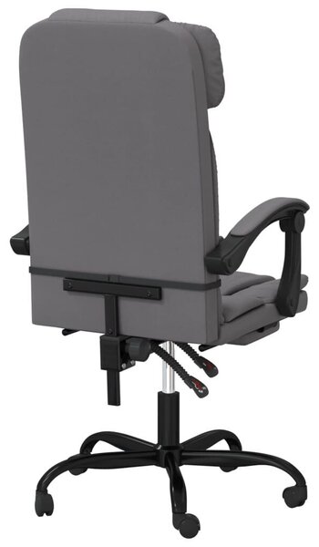 HomeOffice - Dönthető Irodaszék - Lábtartóval - Szürke