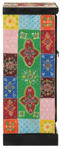 Mangófa Szekrény - Kézzel Festett - 53x30x75 cm