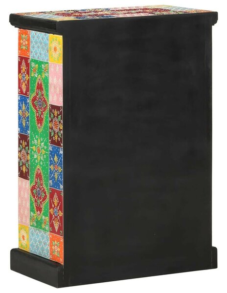 Mangófa Szekrény - Kézzel Festett - 53x30x75 cm