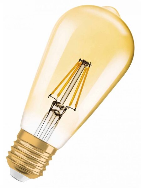 Osram E27 LED Vintage Edison 4,5W 420lm 2500K melegfehér - 35W izzó helyett