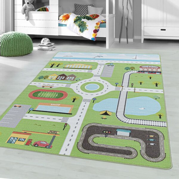 Zöld gyerek szőnyeg 120x170 cm Play – Ayyildiz Carpets