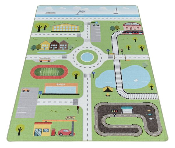 Zöld gyerek szőnyeg 120x170 cm Play – Ayyildiz Carpets