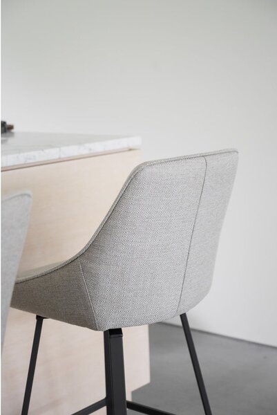 Bézs bárszék szett 2 db-os (ülésmagasság 65 cm) Alison – Rowico