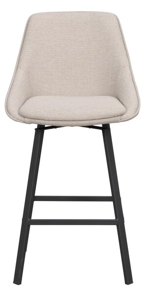 Bézs bárszék szett 2 db-os (ülésmagasság 65 cm) Alison – Rowico