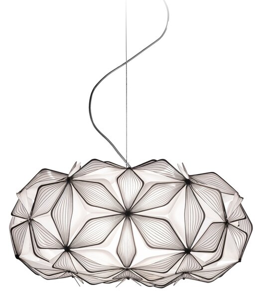 Függőlámpa Slamp, C'EST LA VIE, dimmable, Fekete, Nappali, Műanyag, Dizájn