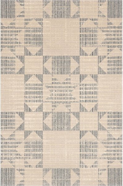 Bézs gyapjú szőnyeg 133x190 cm Frotage beige – Agnella