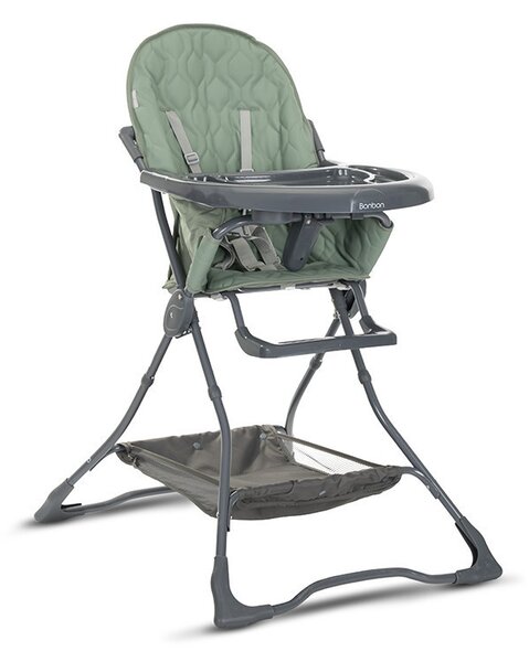 LORELLI Bonbon fix etetőszék - Green Leather