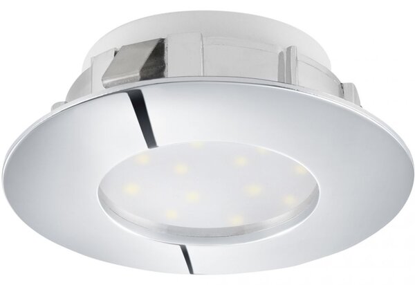 Eglo Pineda kerek süllyesztett LED spot lámpa, 7,8 cm, króm
