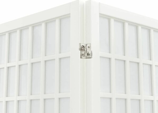 VidaXL Japán Paraván - 4 Panel - Fehér - 160x170 cm