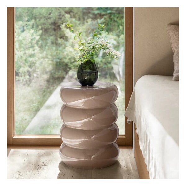 Kerámia kerek tárolóasztal ø 34 cm Toru – Blomus