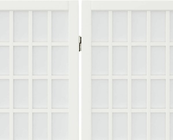 VidaXL Japán Paraván - 4 Panel - Fehér - 160x170 cm