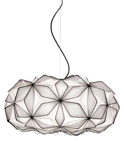 Függőlámpa Slamp, C'EST LA VIE, dimmable, Fekete, Nappali, Műanyag, Dizájn
