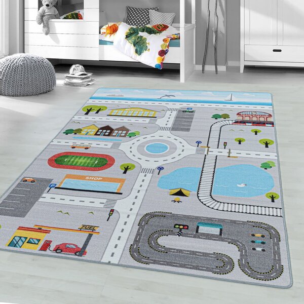 Szürke gyerek szőnyeg 120x170 cm Play – Ayyildiz Carpets