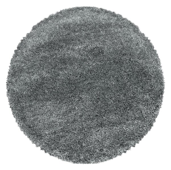 Szürke kerek szőnyeg ø 120 cm Fluffy – Ayyildiz Carpets