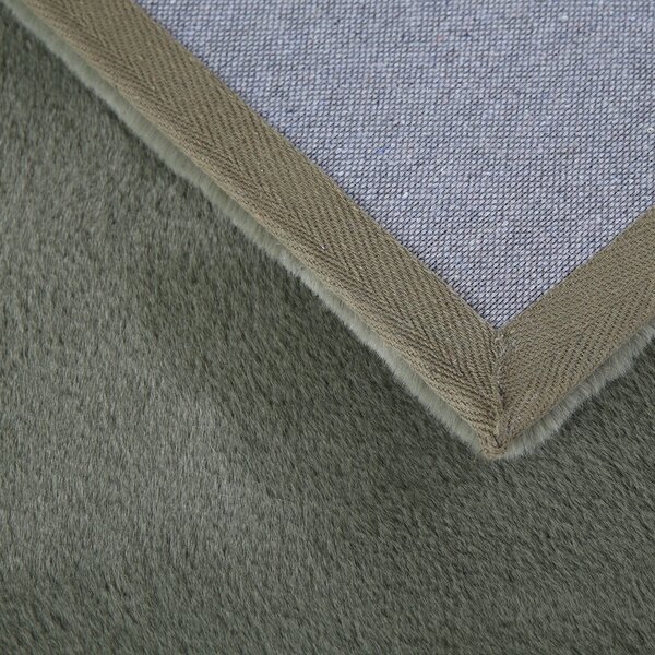Zöld mosható szőnyeg 60x110 cm Pouffy – Ayyildiz Carpets