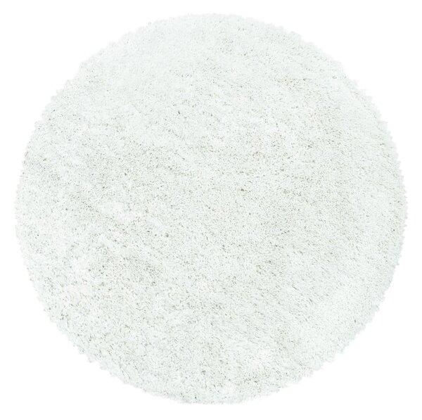 Fehér kerek szőnyeg ø 80 cm Fluffy – Ayyildiz Carpets