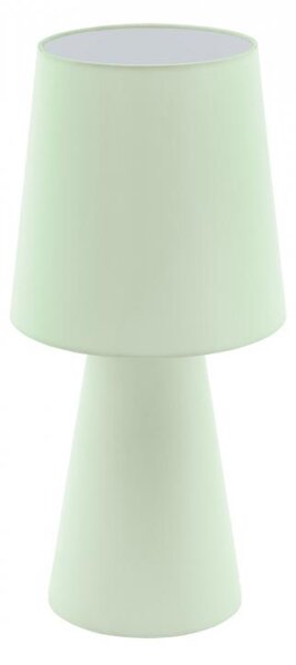 CARPARA - világos zöld textil asztali lámpa - Eglo-97431 akció