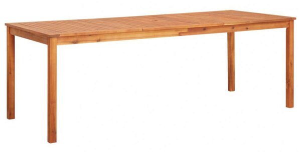 Tömör akácfa kerti asztal 215 x 90 x 74 cm