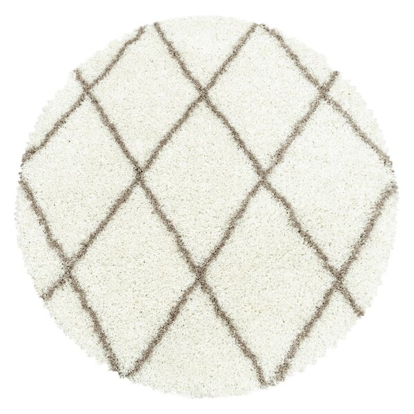 Krémszínű kerek szőnyeg ø 120 cm Alvor – Ayyildiz Carpets