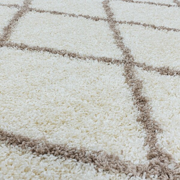 Krémszínű kerek szőnyeg ø 120 cm Alvor – Ayyildiz Carpets