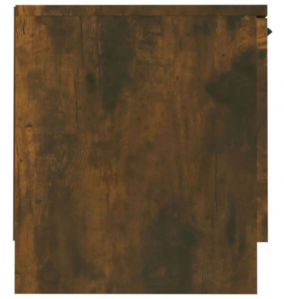 Füstös tölgy színű szerelt fa tv-szekrény 140 x 35 x 40 cm