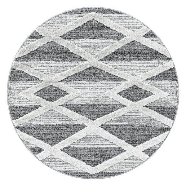 Szürke kerek szőnyeg ø 120 cm Pisa – Ayyildiz Carpets