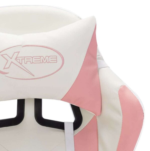 Xtreme Racing Gamer Szék - Rózsaszín-Fehér - RGB LED