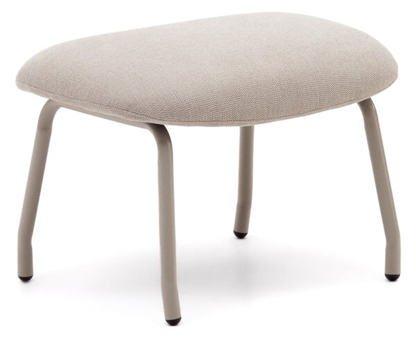 Bézs puff Belina – Kave Home