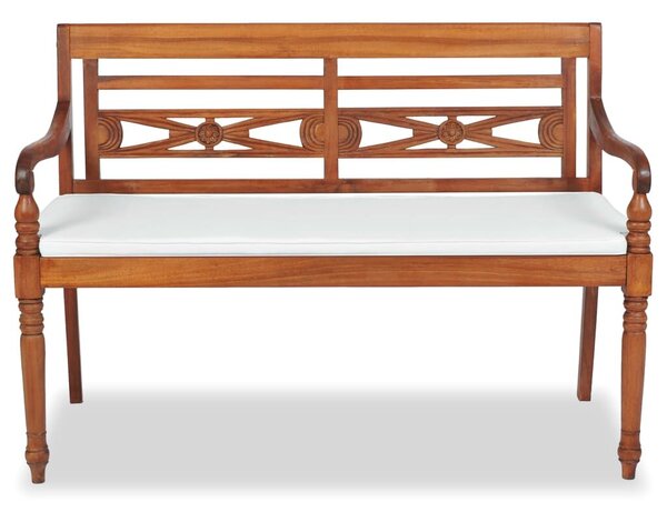 Batavia Teak Fa Pad - 2 Ülőhelyes - 120 cm