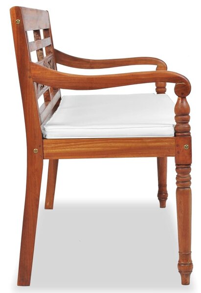 Batavia Teak Fa Pad - 2 Ülőhelyes - 120 cm
