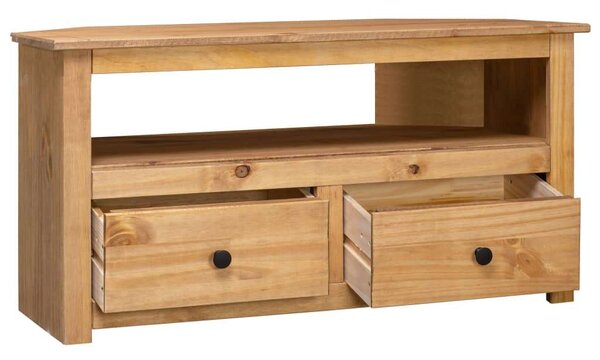 Fenyőfa Sarok TV-szekrény - 93x49x49 cm