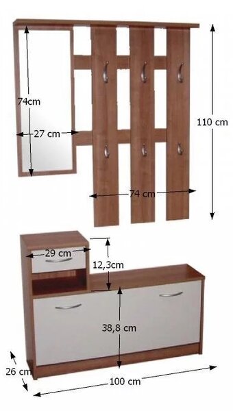 Előszoba Vader Dalam (wenge)