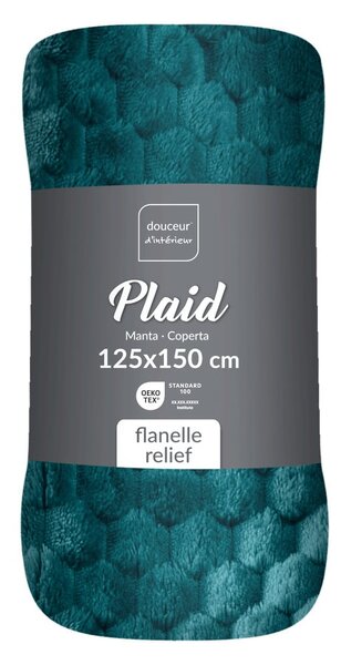 Kék mikroflanel takaró 125x150 cm Mini Frosty – douceur d'intérieur