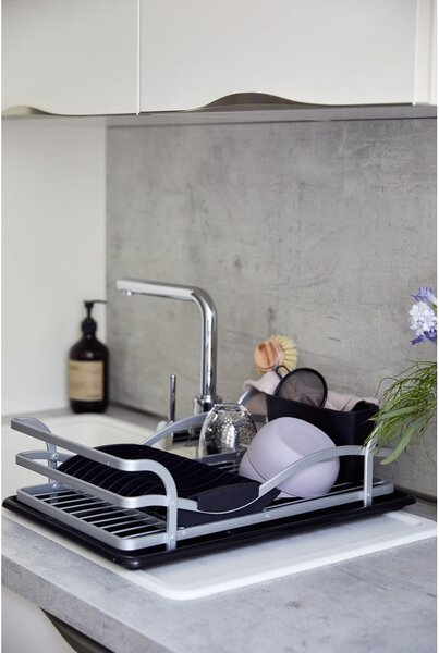 Drip Aluminium fekete edényszárító - Wenko