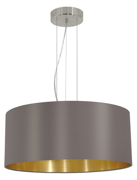 Maserlo - 1 izzós textil függeszték lámpa, E27 1x60W, átm:53cm - EGLO-31608
