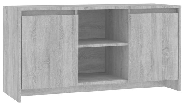 Modern TV-szekrény - Sonoma Szürke - 102x37,5x52,5 cm