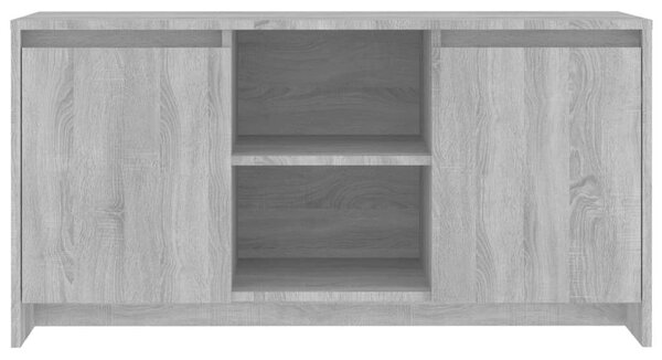 Modern TV-szekrény - Sonoma Szürke - 102x37,5x52,5 cm