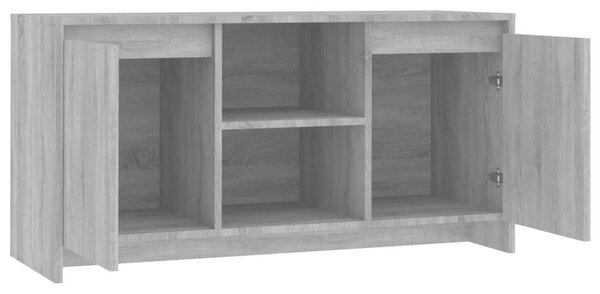 Modern TV-szekrény - Sonoma Szürke - 102x37,5x52,5 cm