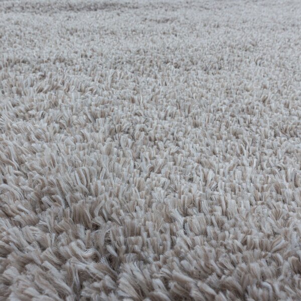 Világosbarna kerek szőnyeg ø 80 cm Fluffy – Ayyildiz Carpets