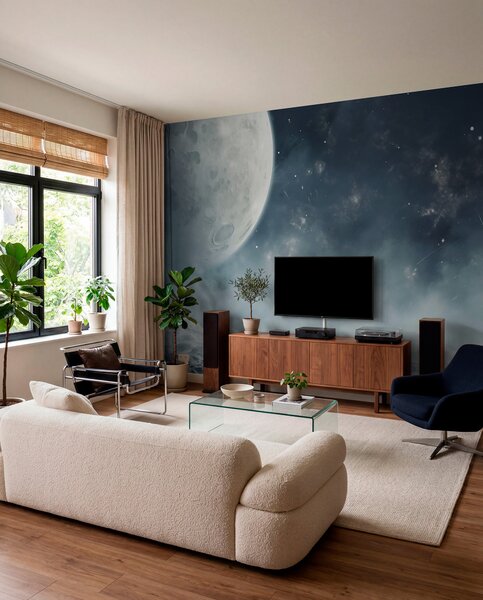Fotótapéta Absztrakt holdi táj, Fotótapéta űr, w02797 : Uwalls.hu