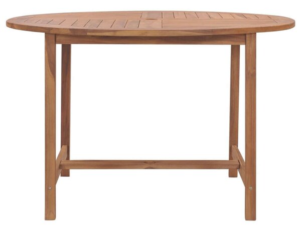 Teakfa Kerek Kerti Asztal - Ø110 x 75 cm