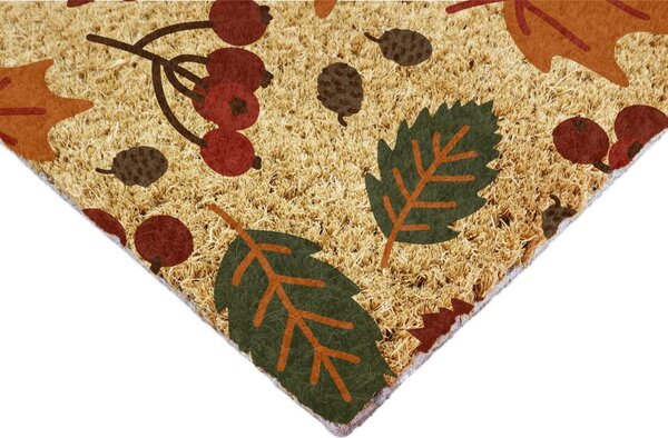 Kókuszrost lábtörlő 40x60 cm Autumn Leaves – Artsy Doormats