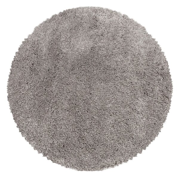 Világosbarna kerek szőnyeg ø 80 cm Fluffy – Ayyildiz Carpets