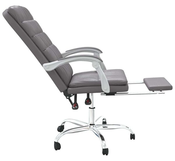 Premium Dönthető Irodaszék - Szürke Műbőr