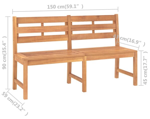 Tíkfa Kerti Pad - 150 cm