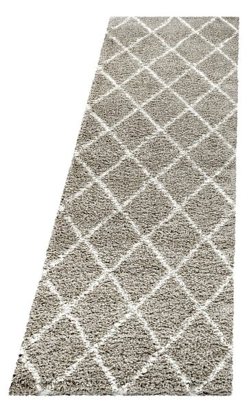 Világosbarna futószőnyeg 80x250 cm Alvor – Ayyildiz Carpets